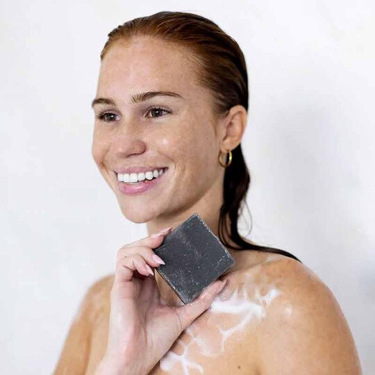 Charcoal Detoxifying Body Wash Bar, 4 Oz, KT
