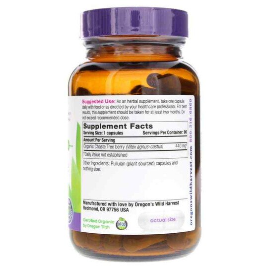 Chaste Tree, 90 Vegan Capsules, OWH