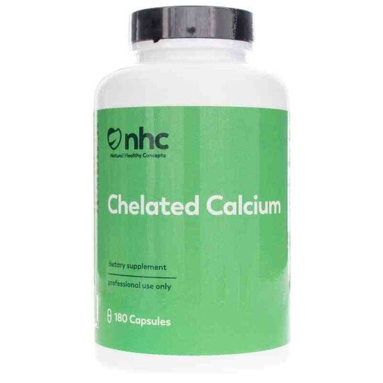 Chelated Calcium, 180 Capsules, NHC