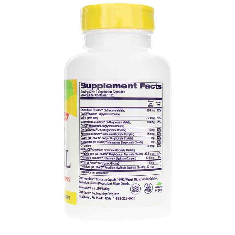 Chelated Multi Mineral Iron Free, Healthy Origins