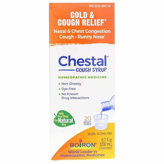Chestal Cold & Congestion Syrup, 6.7 Oz, BOR