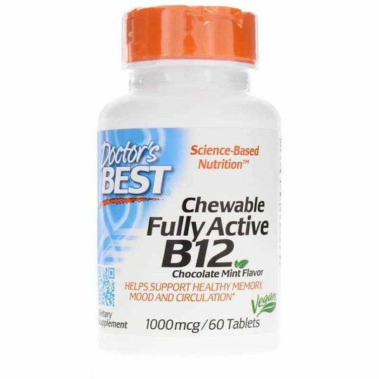 Chewable Fully Active B12 1000 Mcg, Doctors Best