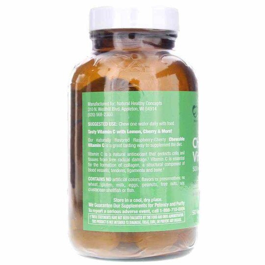 Chewable Vitamin C 500 Mg, Natural Healthy Concepts