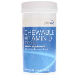 Chewable Vitamin D 1000 IU Blackcurrant Flavor