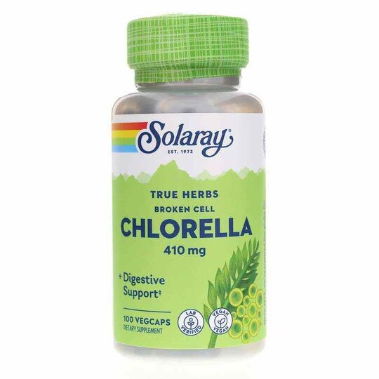 Chlorella 410 Mg, 100 Veg Capsules, SLR