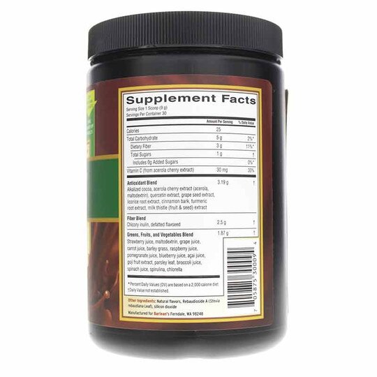 Chocolate Silk Greens Powder, 9.52 Oz, BOO