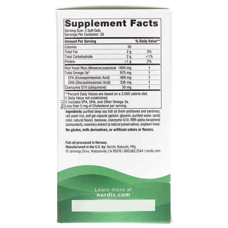 Nordic Naturals, Omega LDL1000 mg 60 Capsules The Natural