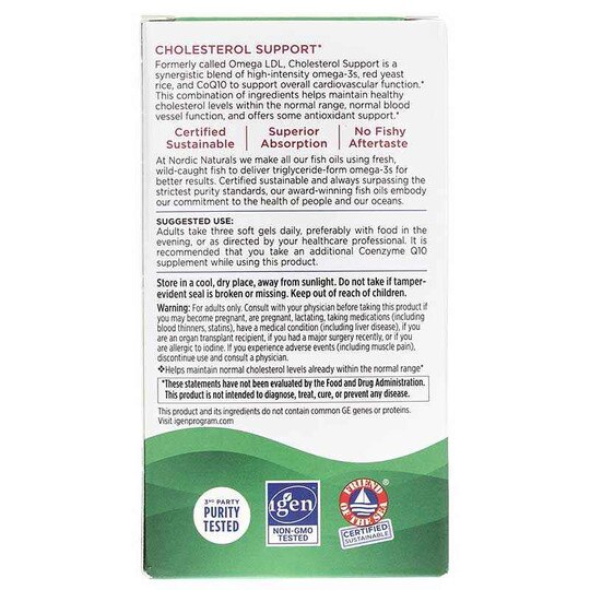 Cholesterol Support Omega Blend, Nordic Naturals