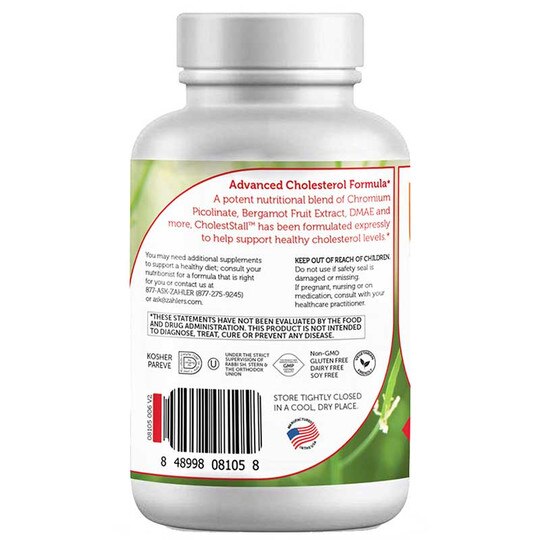 CholestStall Advanced Cholesterol Formula, 60 Capsules, ZHL