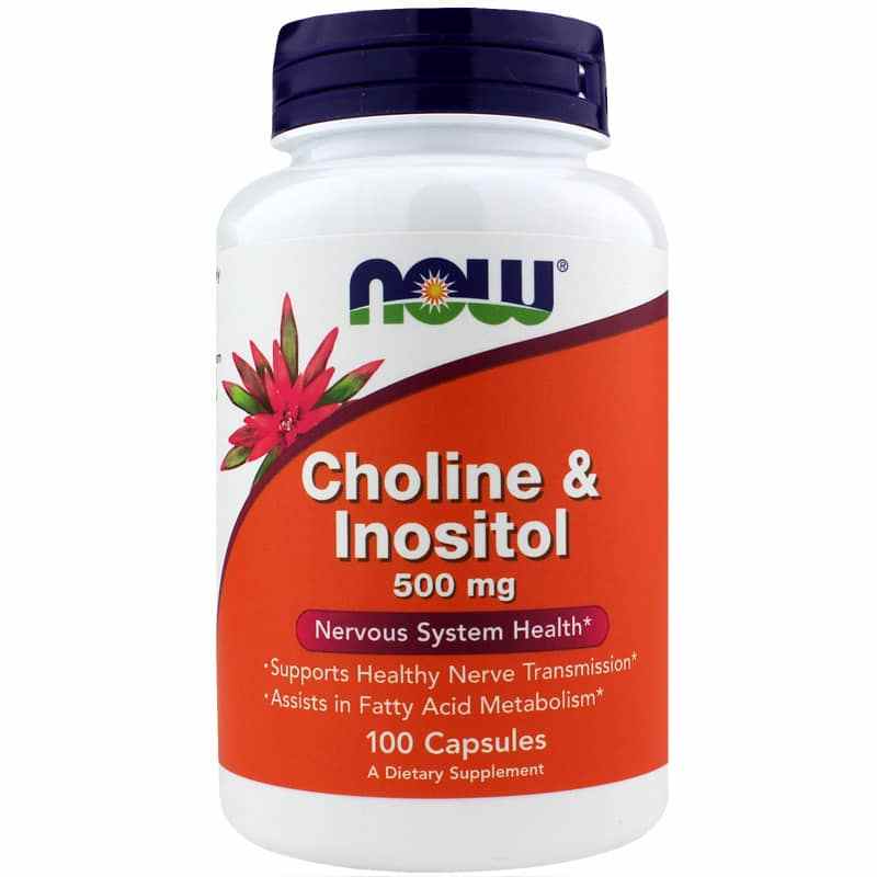 Choline & Inositol 500 Mg, NOW Foods