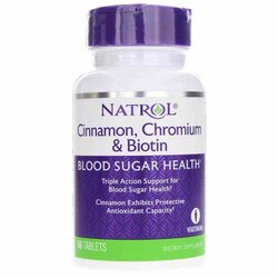Cinnamon, Chromium & Biotin Blood Sugar Health