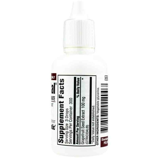 Citricidal Liquid Concentrate Grapefruit Seed Extract, Nutribiotic