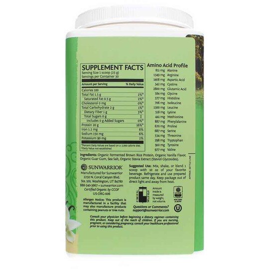 Classic Protein Organic, SUW