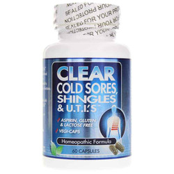 Clear Cold Sores Shingles & UTIs
