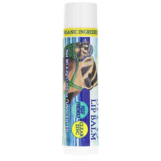Clear Zinc SPF 15 Lip Balm Unscented, 2 Tubes, BA