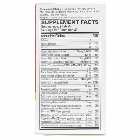 Clinical Essentials Multi-Vitamin & Minerals, 60 Tablets, TNT