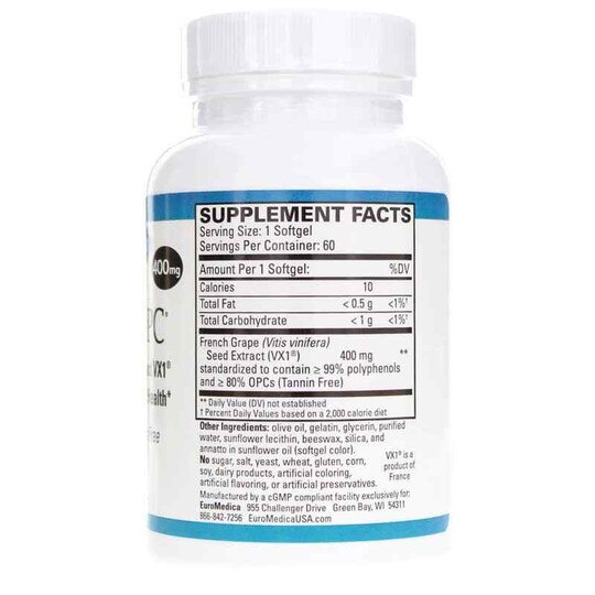 Clinical OPC 400 Mg, 60 Softgels, EUMD