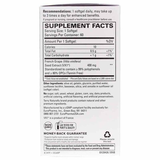Clinical OPC Extra Strength French Grape Seed Extract,, TNT