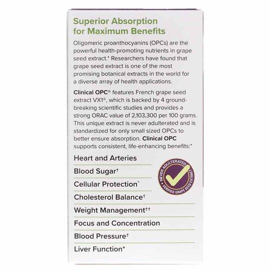 Clinical OPC Extra Strength French Grape Seed Extract,, TNT