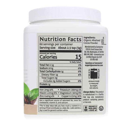 Cocoa Organic Unsweetened, 10.58 Oz, SUW