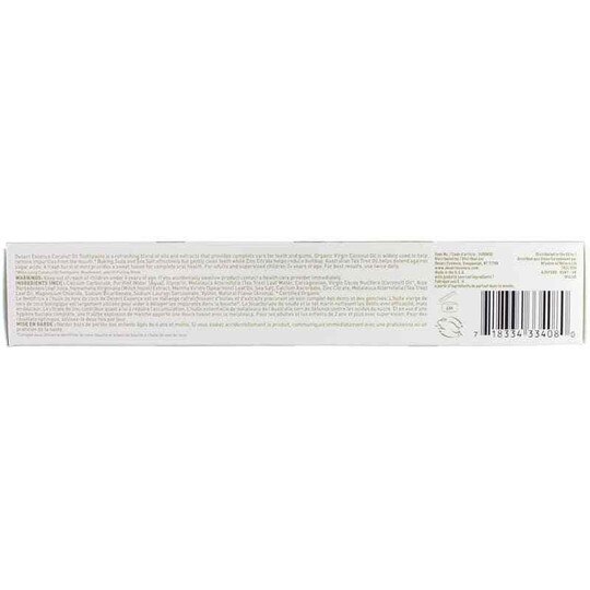 Coconut Oil Toothpaste Coconut Mint, 6.25 Oz, DES