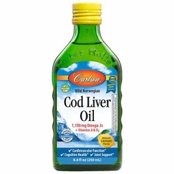 Cod Liver Oil 1100 Mg Omega-3s Liquid