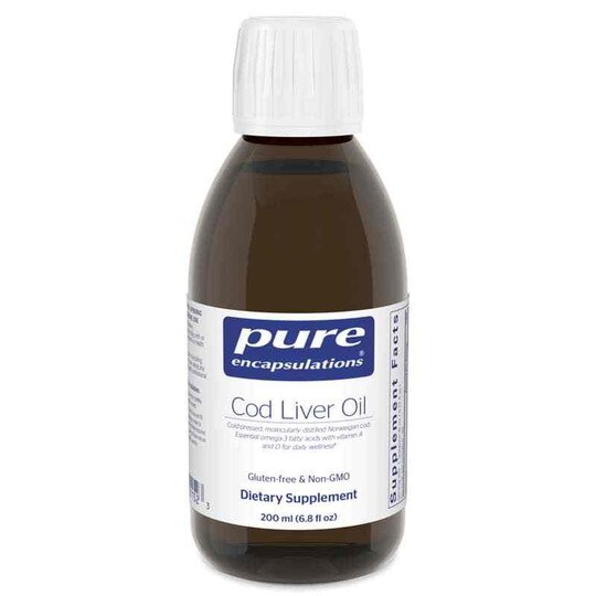 Cod Liver Oil Lemon Flavor, Pure Encapsulations