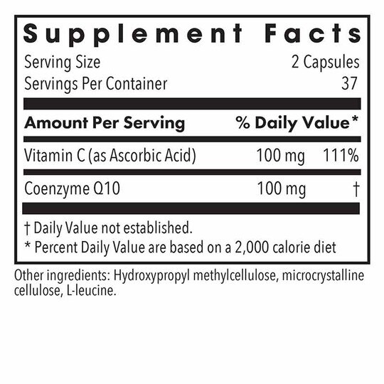 Coenzyme Q10 50 Mg with Vitamin C, Allergy Research Group