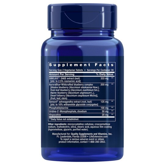 Cognitex Elite, 60 Veg Tablets, LFE