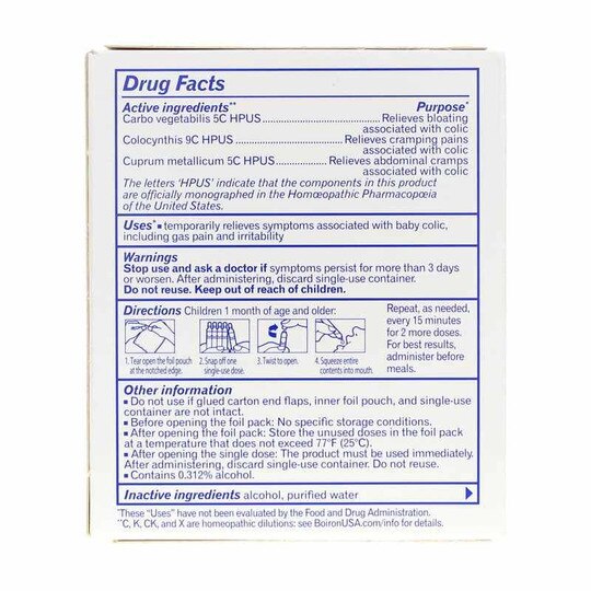 Colic Comfort, Boiron
