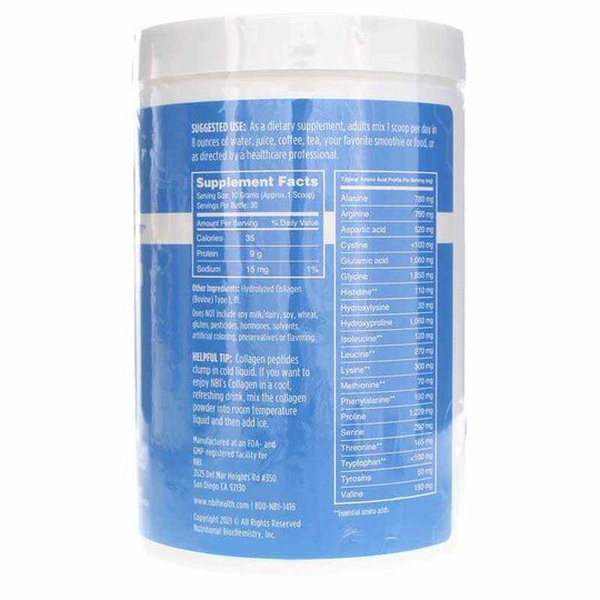 Collagen, 10.58 Oz, NBI