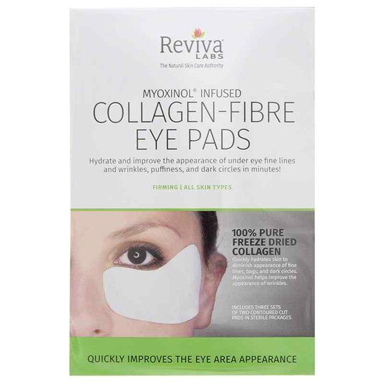 Collagen-Fibre Eye Pads, 3 Pair, RVL
