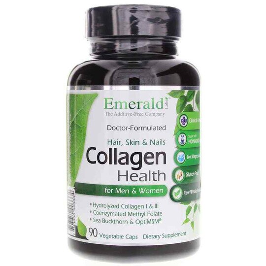 Collagen Health for Hair, Skin & Nails, 90 Veg Capsules, EMD