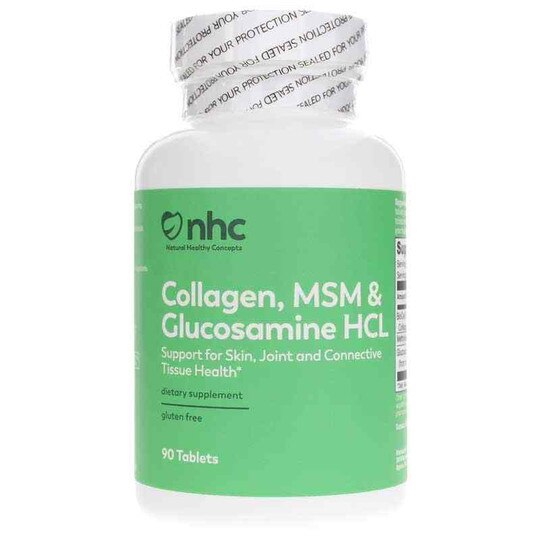 Collagen, MSM and Glucosamine HCL, 90 Tablets, NHC