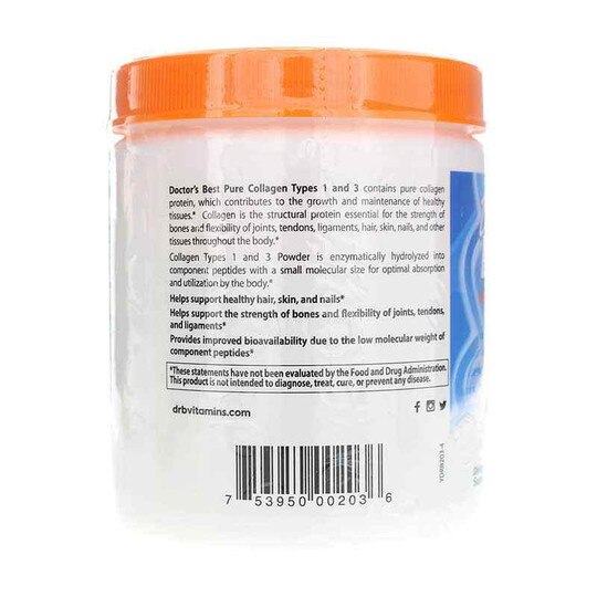 Collagen Types 1 & 3 Powder, 7.1 Oz, DRB
