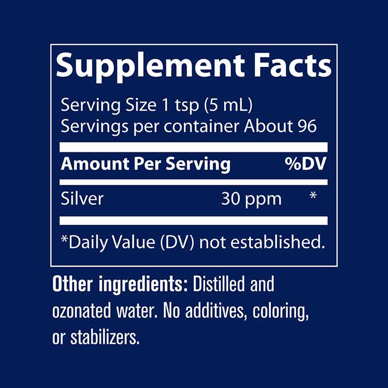 Colloidal Silver 30 PPM, Trace Minerals Research