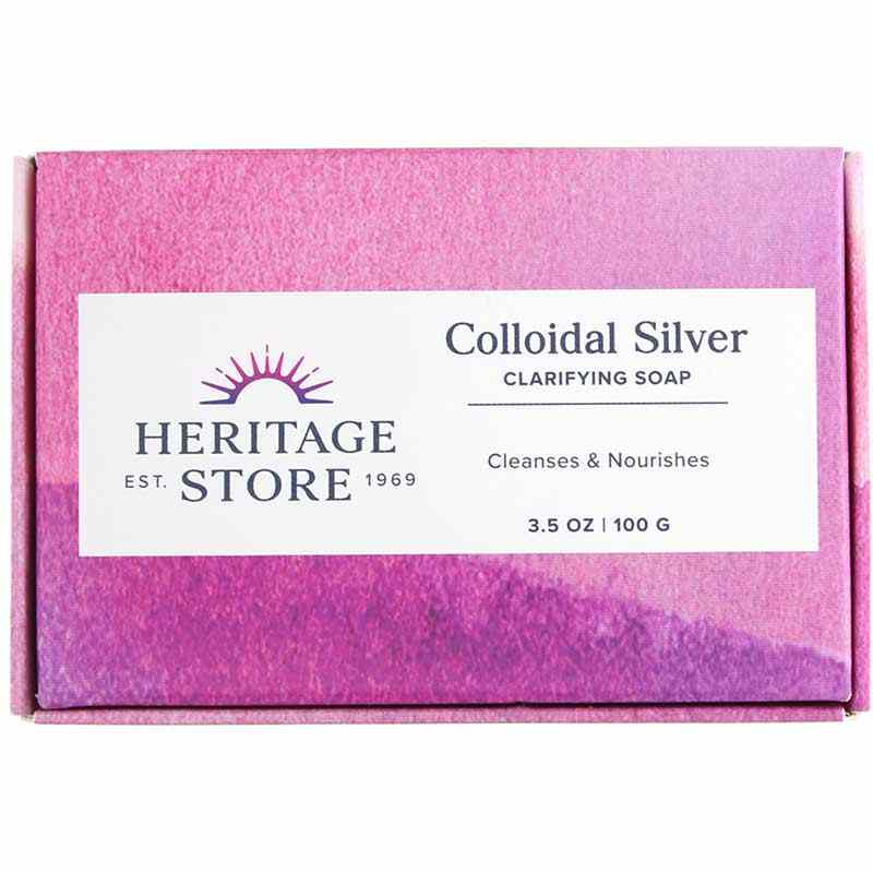 Colloidal Silver Soap Bar, Heritage Store