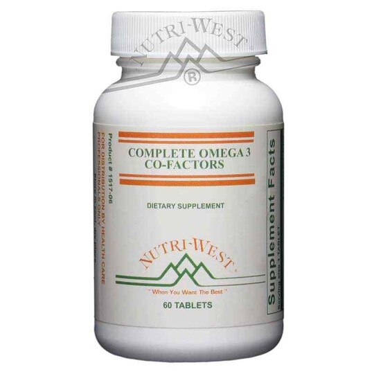 Complete Omega 3 Co-Factors Adult Formula, 60 Tablets, NWE