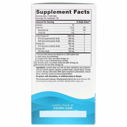 Complete Omega Xtra, 60 Softgels, NRN