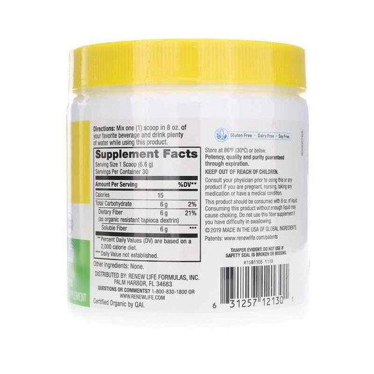 Completely Clear Organic Prebiotic Fiber, 7 Oz, RNL
