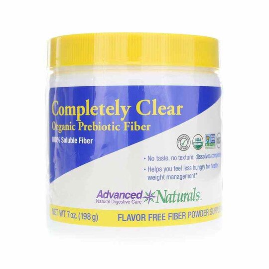 Completely Clear Organic Prebiotic Fiber Powder, Advanced Naturals