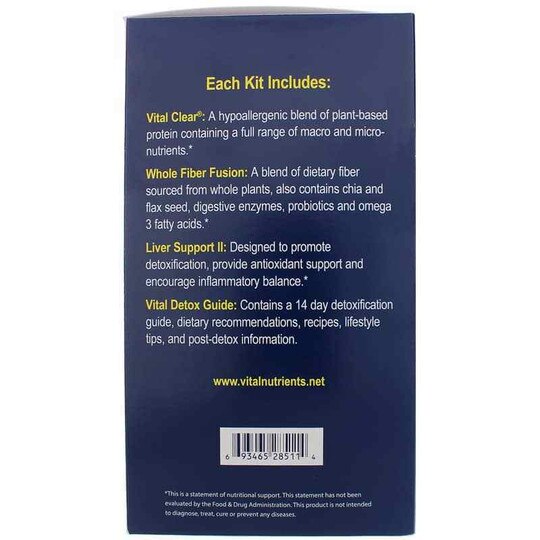 Comprehensive Detox Kit, Vital Nutrients