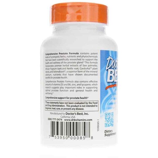 Comprehensive Prostate Formula, 120 Veg Capsules, DRB