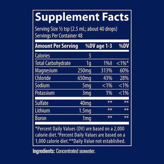ConcenTrace Trace Mineral Drops Glass, 4 Oz, TMR