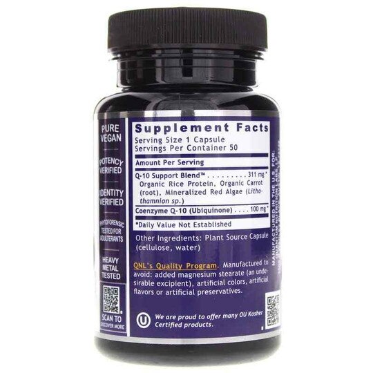 CoQ-10, 50 Veg Capsules, QNL
