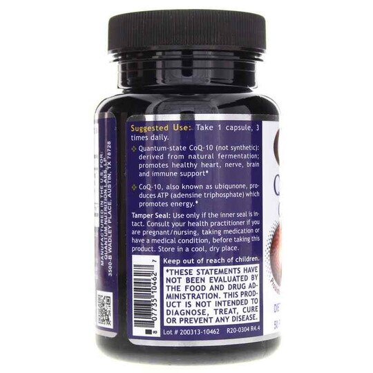 CoQ-10, 50 Veg Capsules, QNL