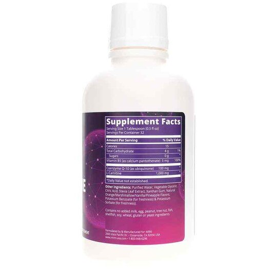 CoQ-10 with L-Carnitine Liquid, 16 Oz, MRM