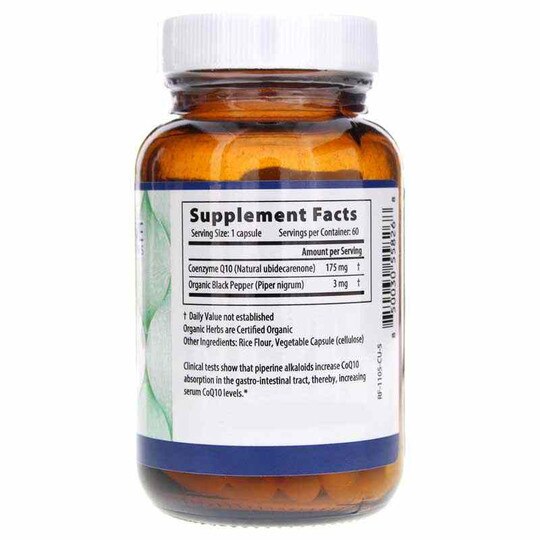CoQ10-175, 60 Veg Capsules, RTF