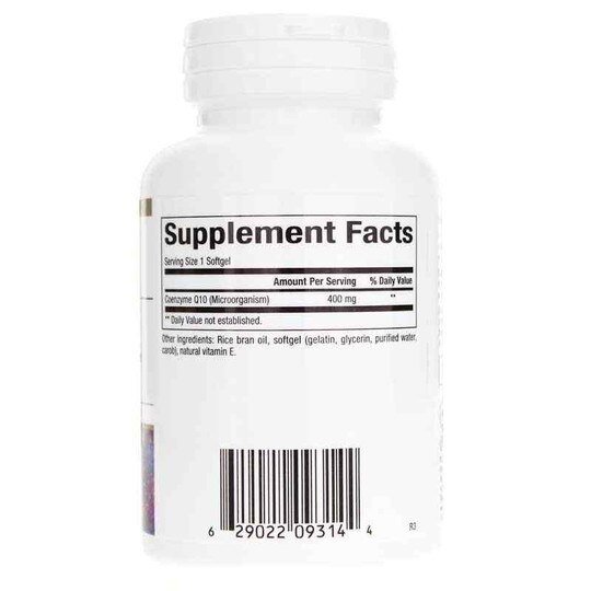CoQ10 400 Mg, 30 Softgels, BCN