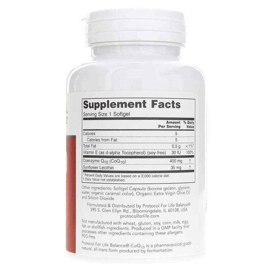 CoQ10 400 Mg, 60 Softgels, PFLB
